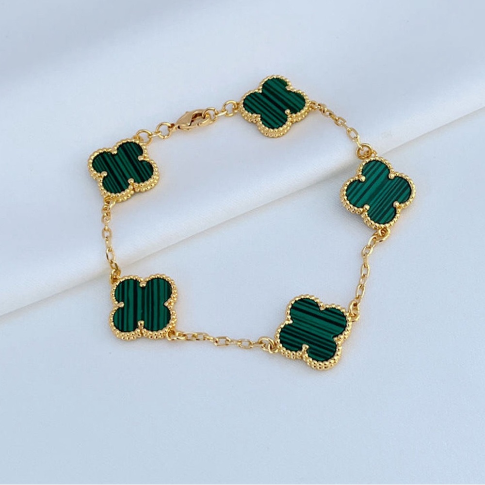 Green Clover Bracelet Alhambra Inspired
